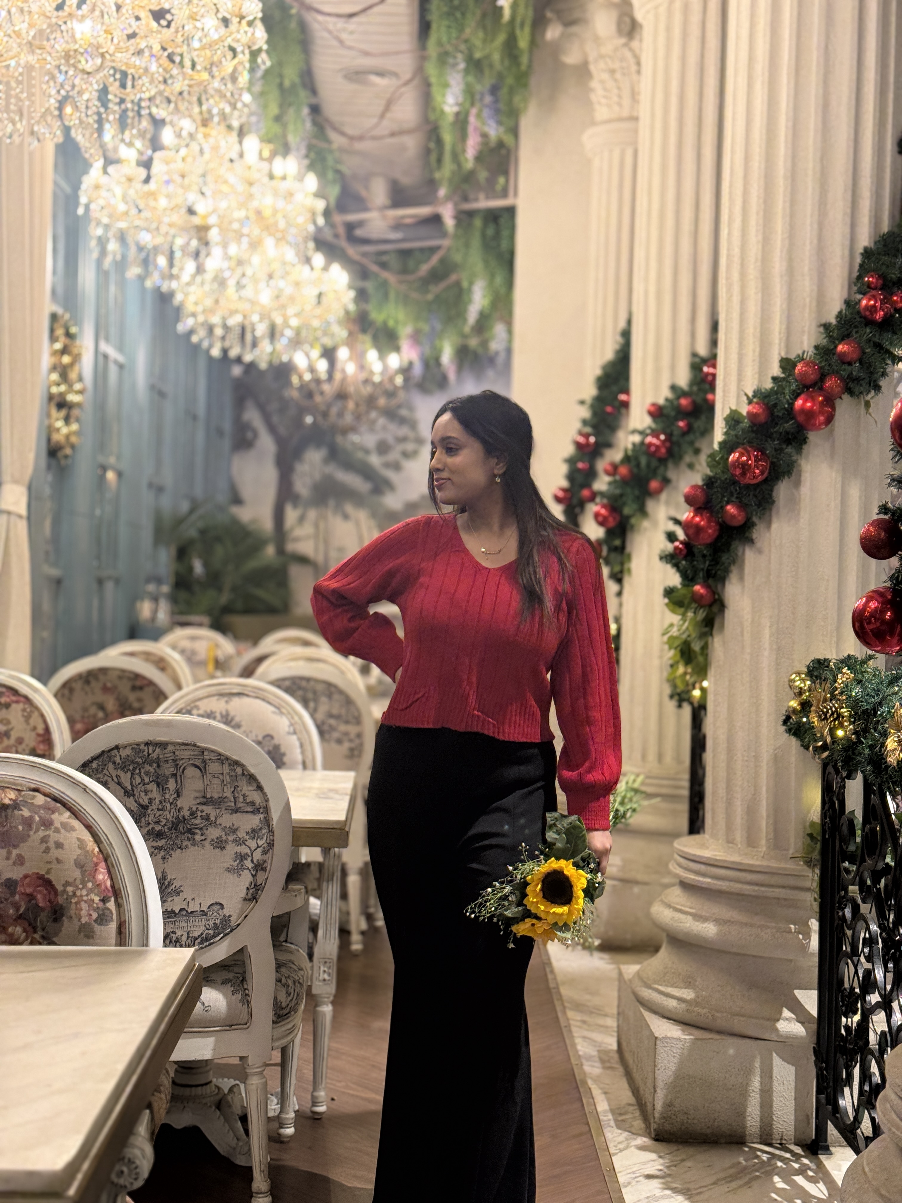 A Christmas memory with sunflowers